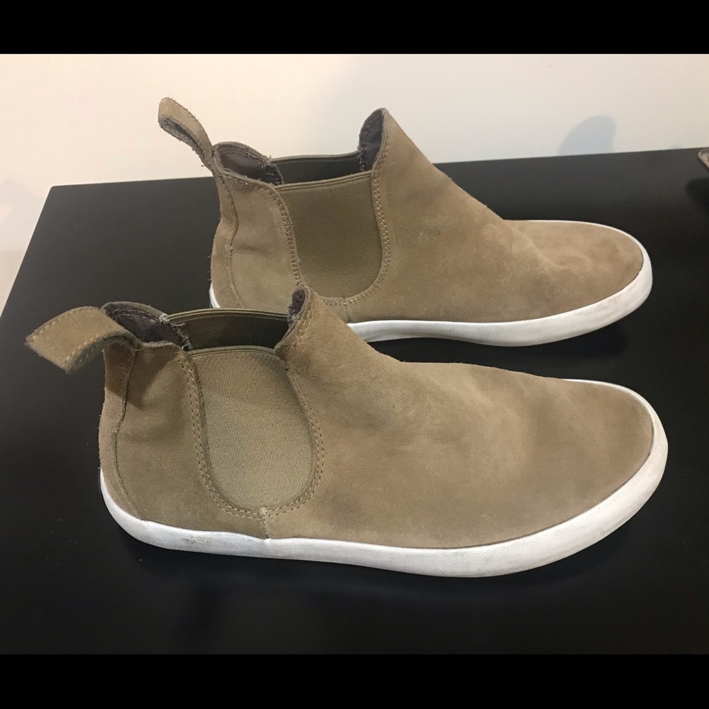Mens Sperry Wahoo Chelsea Suede Tan shoes